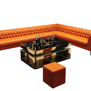 KTV night club furniture bar sofa cafe karaoke booth sofas seating modern restaurant leather booth sofa