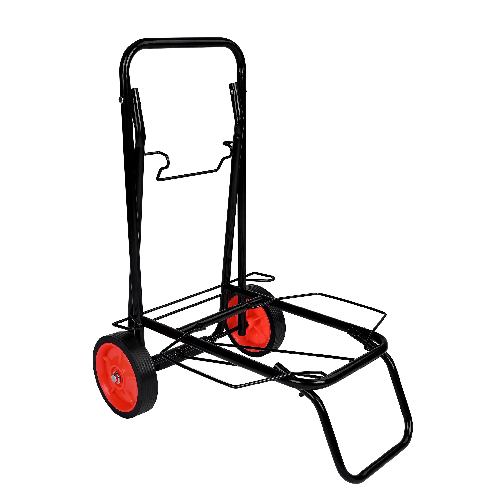 Wholesale Price Small Hand Truck Portable Dolly Cart for Moving Foldable Lightweight 2 Wheels Push Cart Dolly