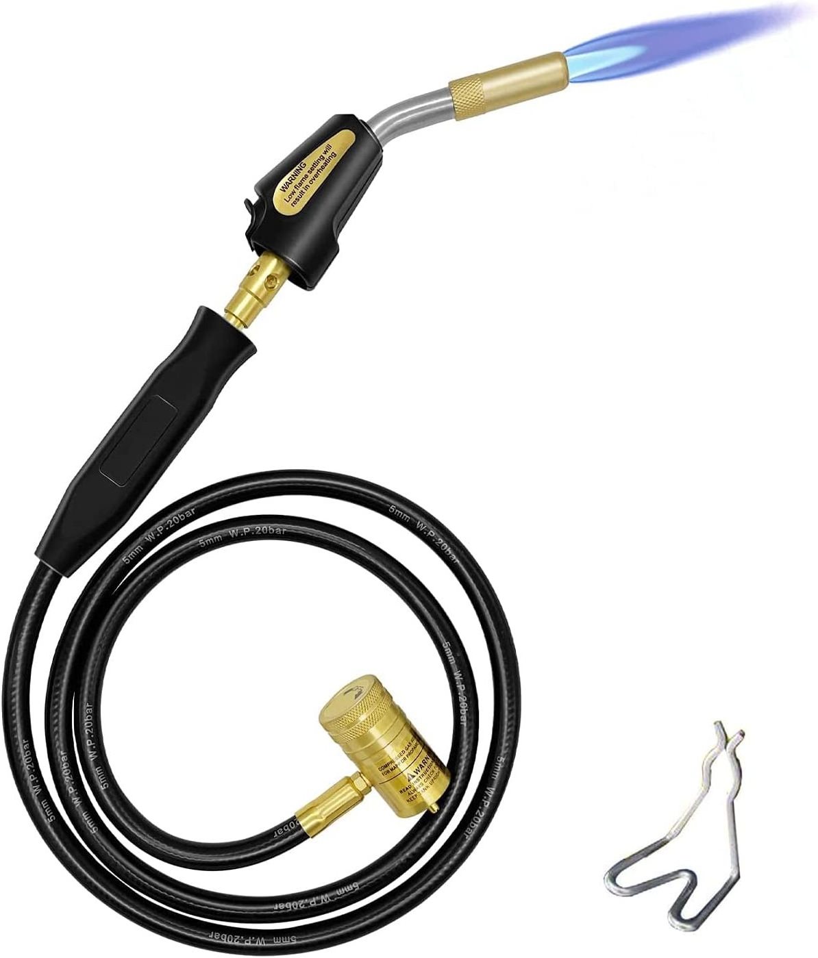 Mapp Gas Selmbing Solder Propane Welding Turbo Torch / 5ft Hose