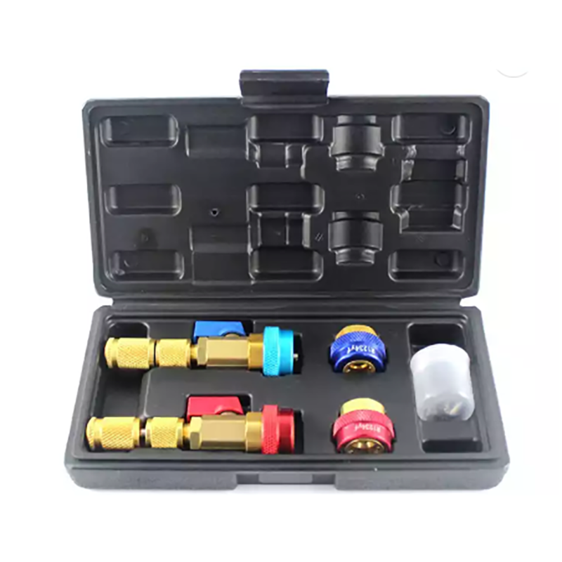 Automotive AC R134A R1234YF Valve Core Remover and Installer Tool Set Standard and JRA Valve Core Couplers