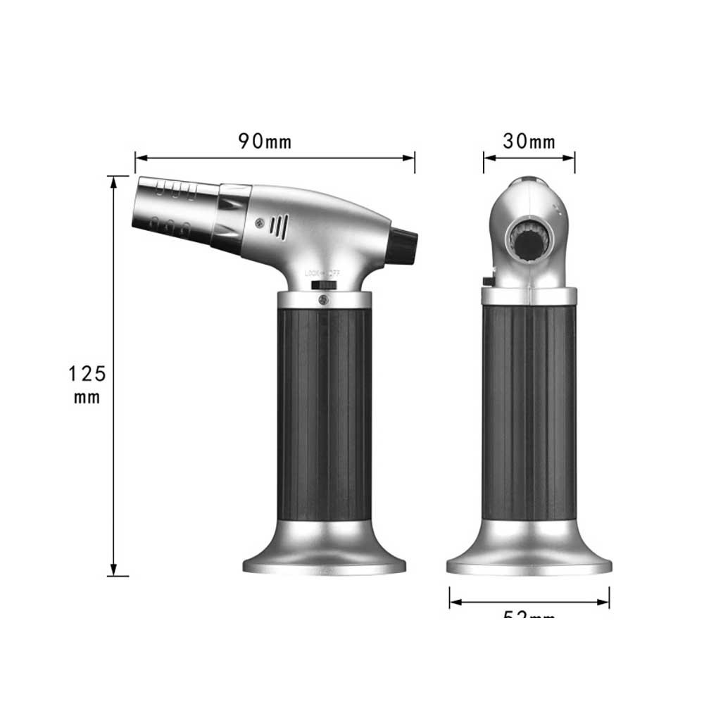 Premium all metal adjustable refillable torch for soldering baking welding and DIY crafts