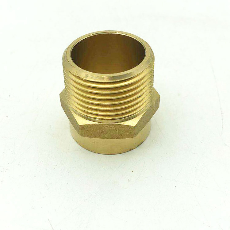 Brass fitting  half coupling male NPT1