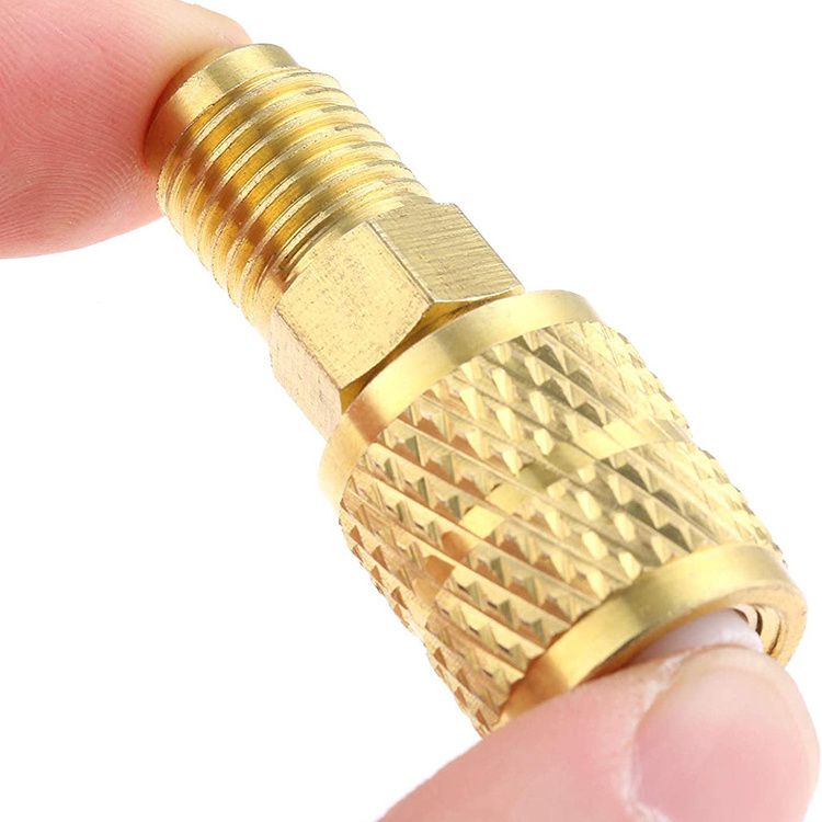 R410a Brass Adapter 1/4