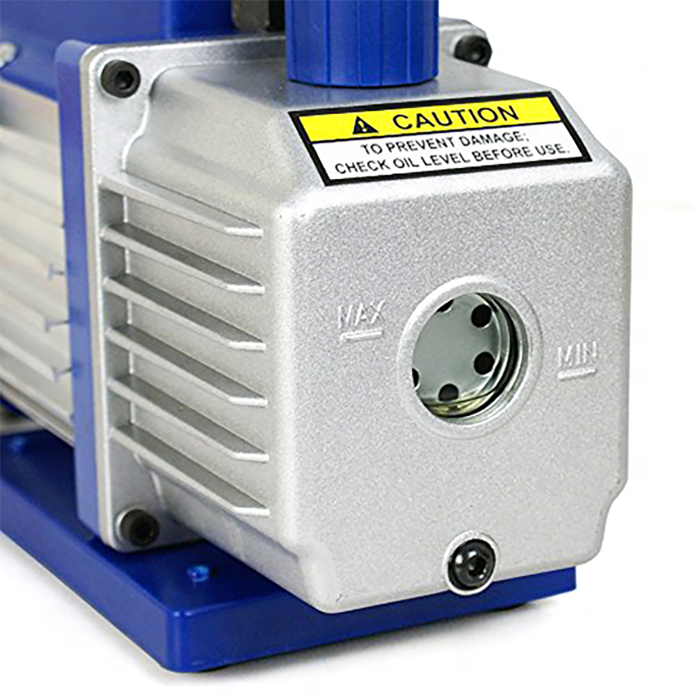 110V/220V Rotary Vane Vacuum Pump 7CFM VP260 Double Stage HVAC Auto AC Refrigerant Air Vacuum Pump