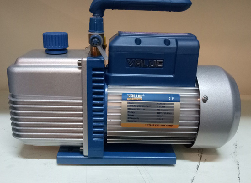 Value single stage Vacuum Pump 1/2HP VE160N 6.0CFM 220V English Vision