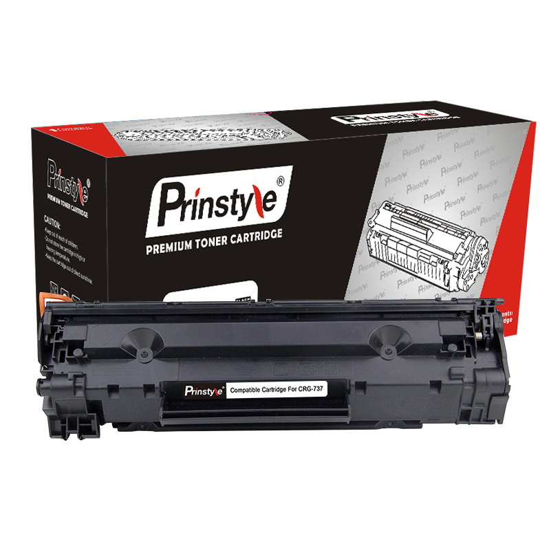 Prinstyle Toner CRG-737 Premium Cartridge Compatible for Canon Printer Toner Cartridges