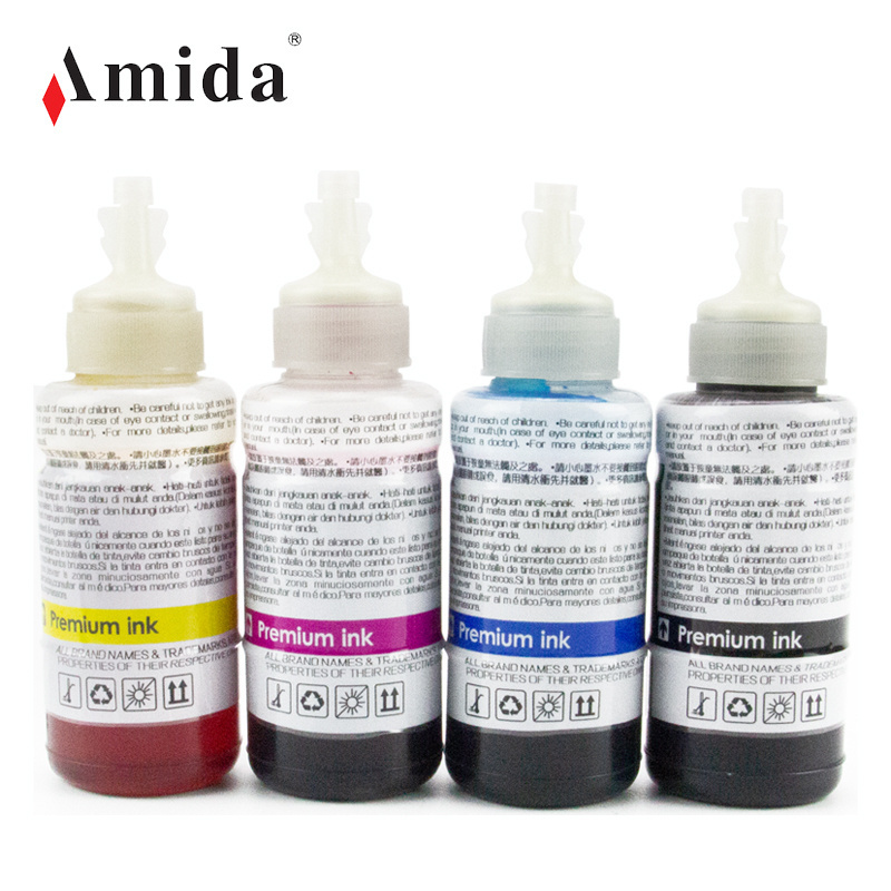 Amida Digital Printing T664 Dye Ink for EPSON-L L405 L455 L475 L565 L606 L656 Series Printer T664