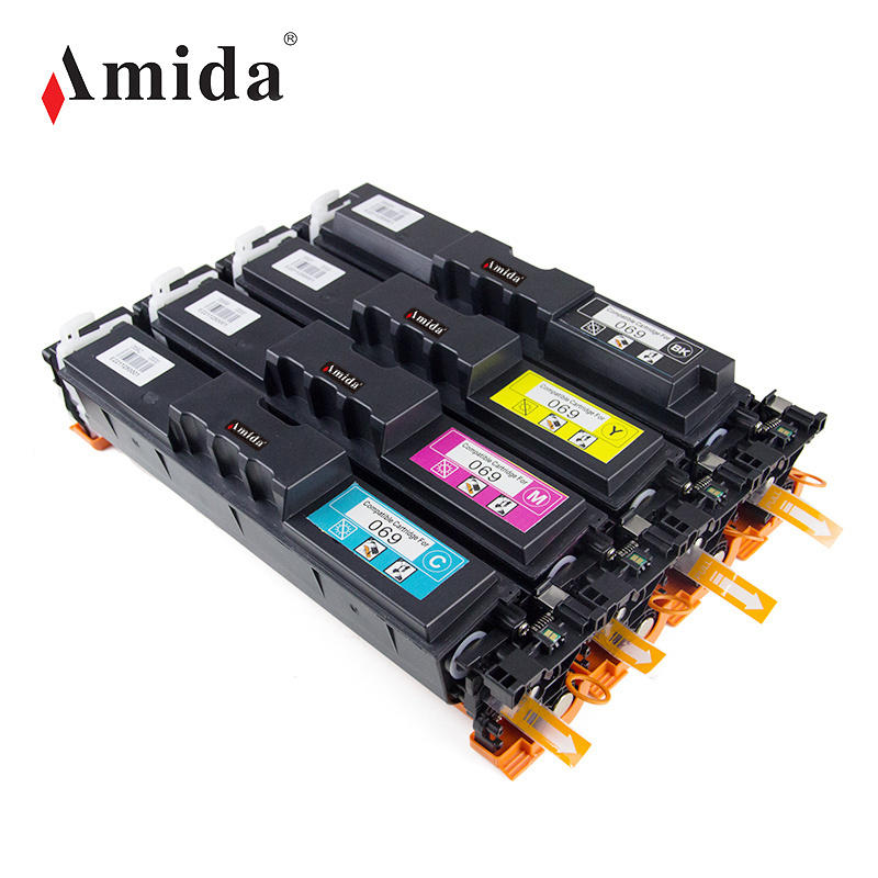 Amida Toner CRG069 CRG069H Compatible Cartridges for Canon i-SENSYS LBP673/MF750 Printer Color Toner Cartridge