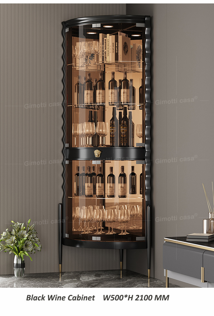 Dining Room Floor Multifunctional Liquor 3d wine cabinet for Kitchen