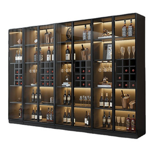 stainless steel wine bar cabinet corner wine cabinet with fridge