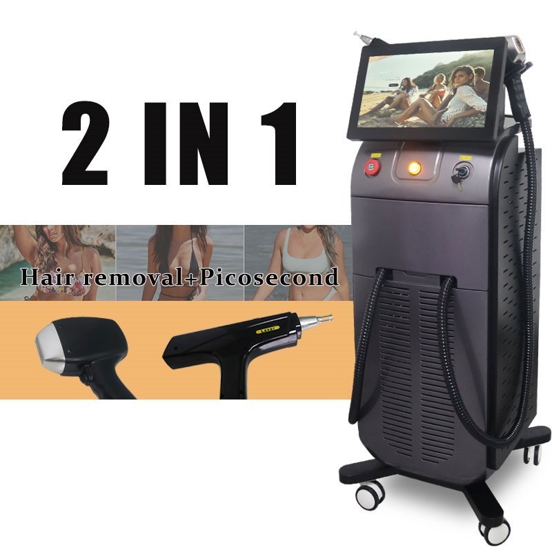 Ice 808nm lazer laser diodo depilacion titanium 808 diode Laser  laser 3 waves Hair Removal Machine