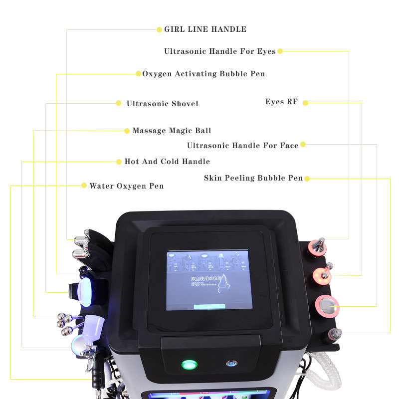 Jet Peel Oxygen Facial Galvanic Facial  Machine Water hydra beauty facial Dermabrasion Microdermabrasion Machine