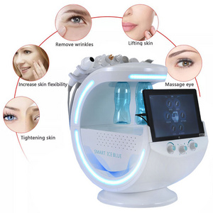 2023 Face Care 7 In 1 Smart Ice Blue Oxygen Jet Facial Rf Aqua Aquasure Dermabrasion facials Skin Analyz Machine