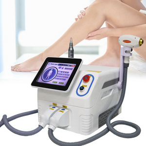 2023 Portable 2 In 1 Diode Laser Picosecond Laser Machine 808nm Hair Removal Machine & Picosecond Laser Tattoo Removal Machine