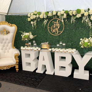 Amina Craft Large Alphabet Mirror LED Acrylic Baby Letter Love Table for wedding event