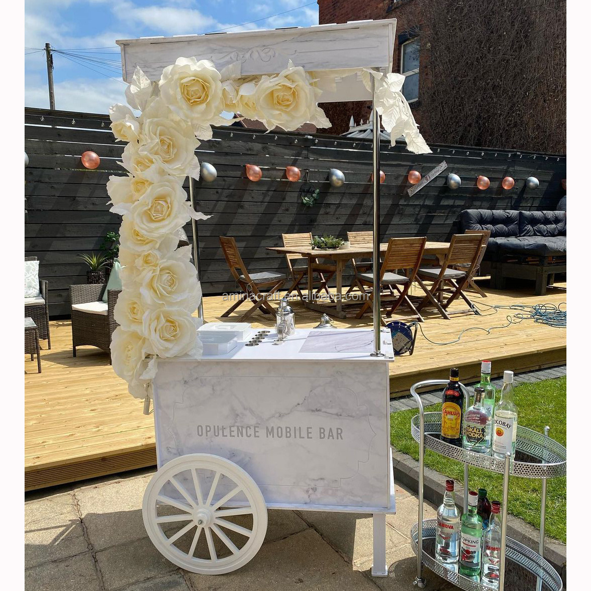 Wedding Supplies Cotton Candy Cart Ice Cream Sweet Candy Carts For Sale