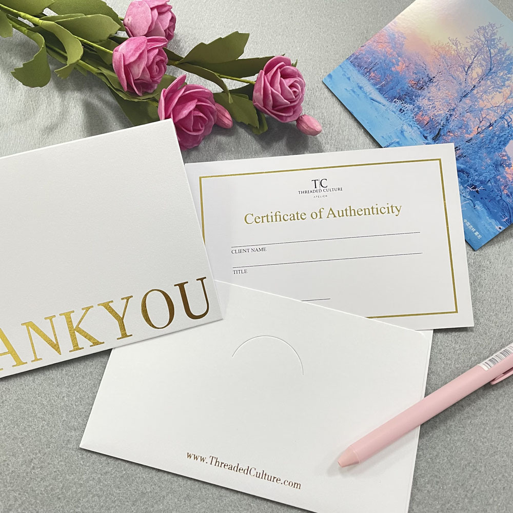 Custom Assorted Elegant Floral Thank You Cards with Envelopes Blank Note Cards for Wedding, Business, Graduation, Baby Shower