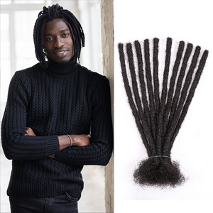 Kinky Ombre Toupee Soft Dread Locks Crochet Synthetic Hair Dreadlocks Extension Machine Dreadlocks For Black Men And Woman