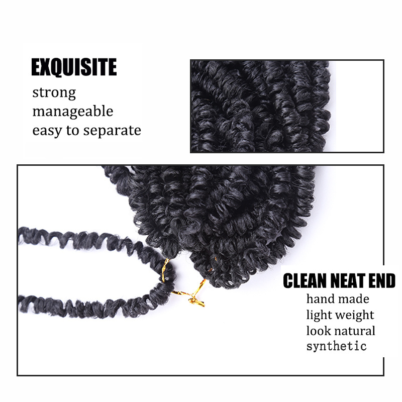 Amir New Style Cheap Price Top Quality Faux Locs Braids Long Passion Spring African Crochet Afro Kinky Passion Twist