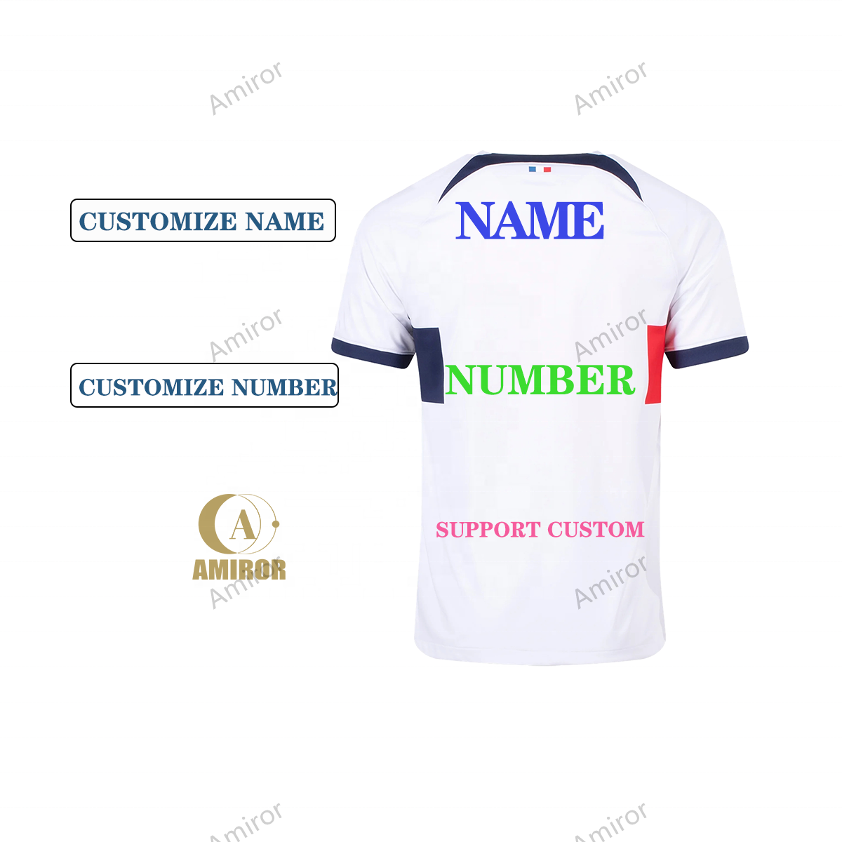 23 24 Paris Saint-Germain home jersey 30 Messi 7 Mbappe 10 Neymar soccer uniform adult children's suit custom soccer jersey