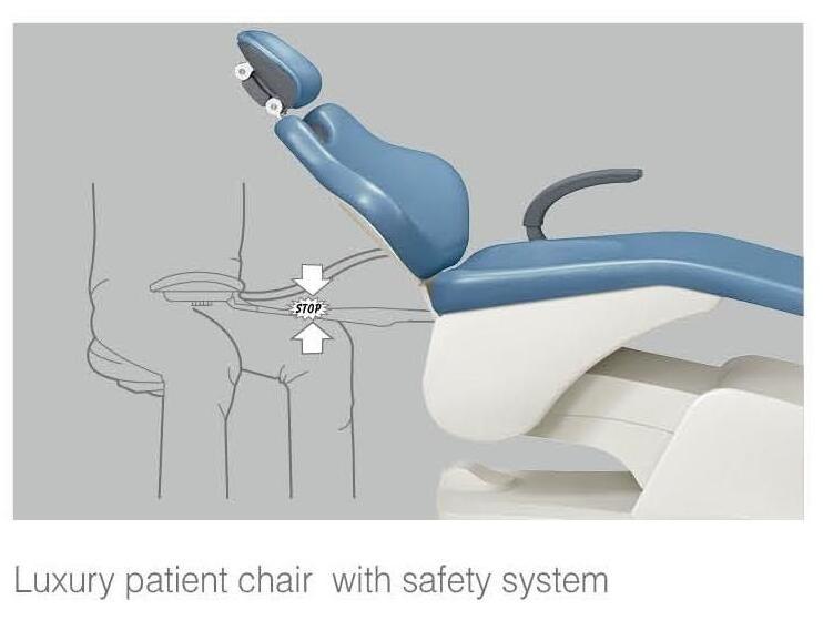 Electric down-mounted suntem AM-D303 complete Dental Chair Unit with led light