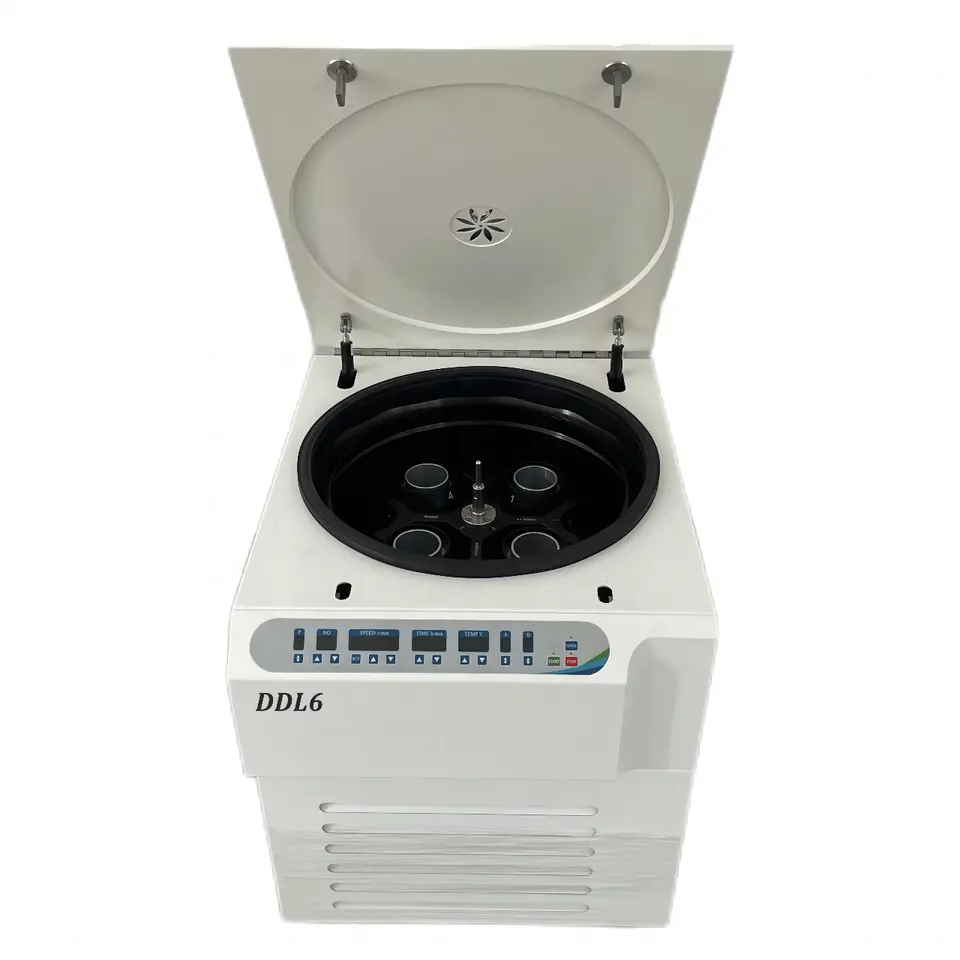 6000rpm 4000rpm laboratory  DDL6 Swing Bucket Blood Station Blood Separation large Volume Refrigerated Plasma Centrifuge Machine