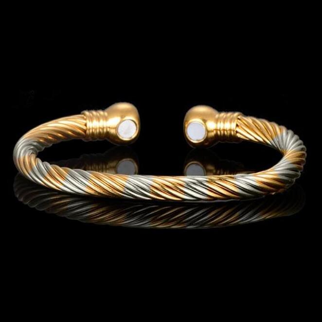 Hot Sale Copper Bracelet Arthritis Pain Relief Twisted Health Healing Copper Magnetic Therapy Cuff Bangle