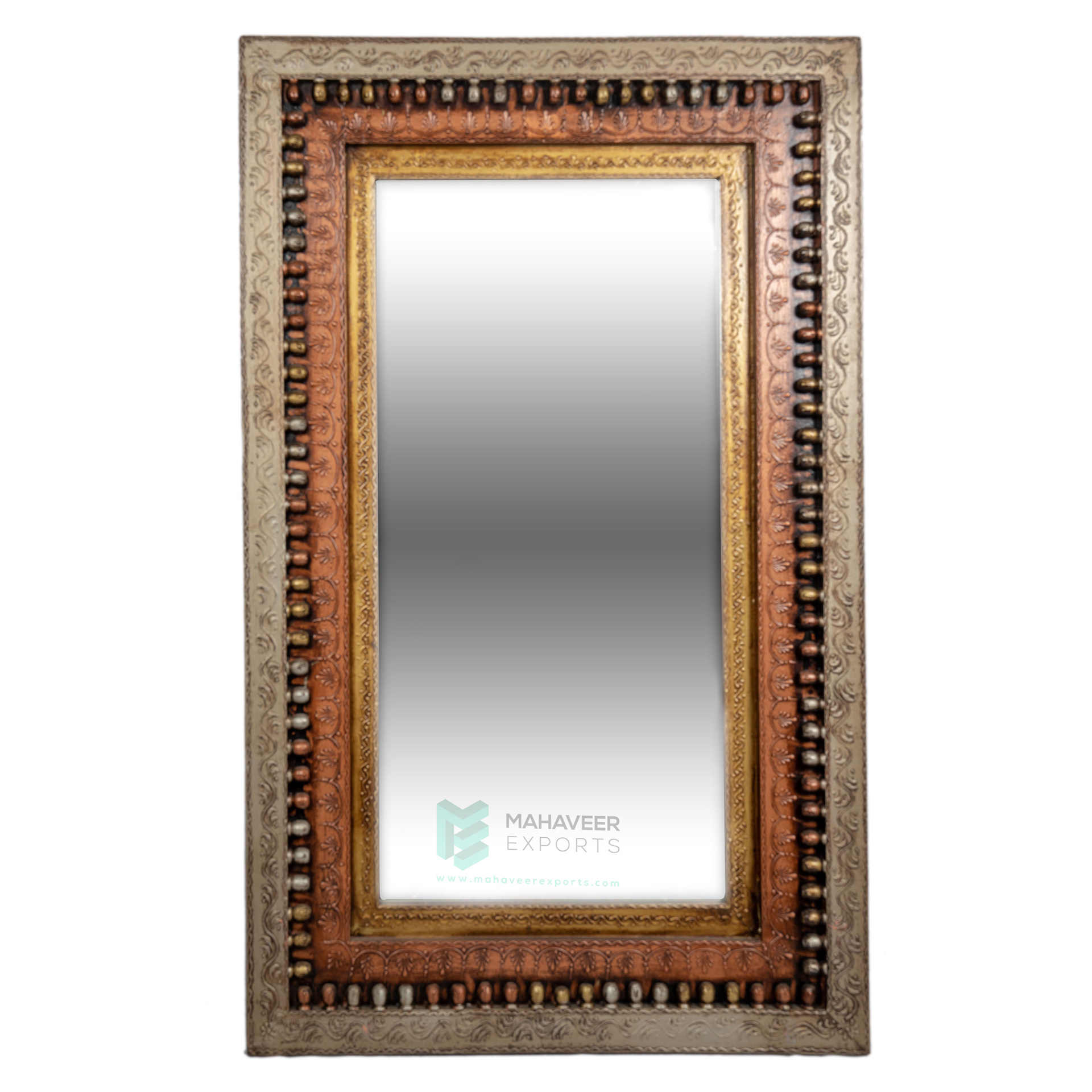 Best Selling Wooden Hand Carved Mirror Frame with Mirror Distressed Finish Home Decor Furniture for Living Room / Bedroom