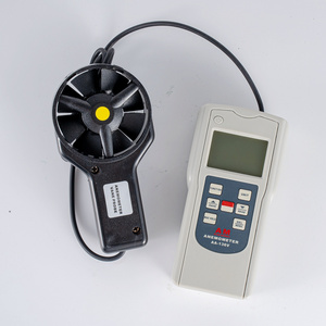 Digital Wind Speed Measurement Temperature Tester  AA-136V Handheld Anemometer Lcd Display Air Flow Speed Wind meter