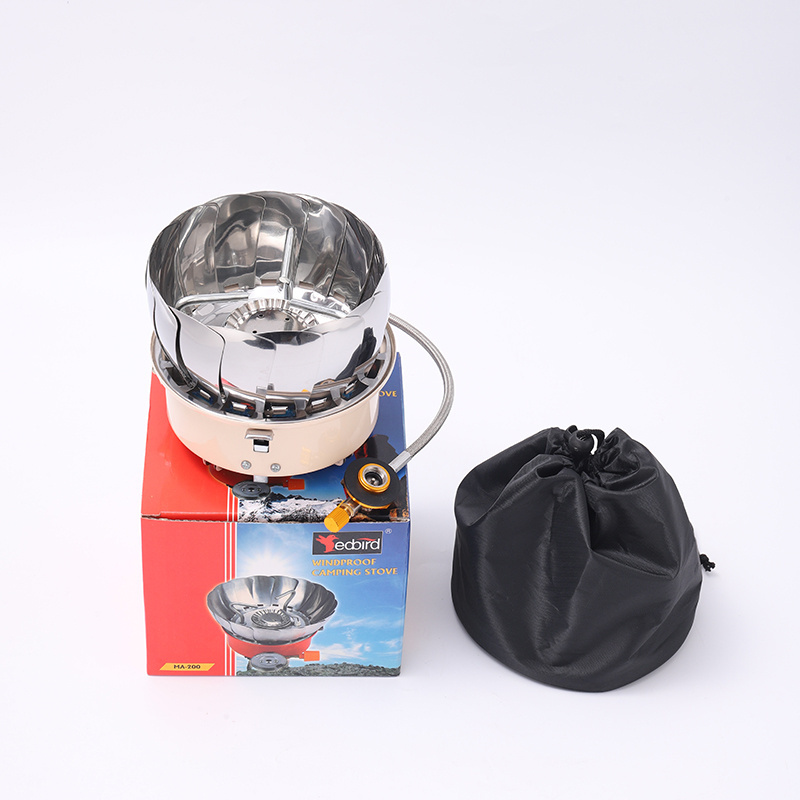 Windproof Camping Butane Hiking Butane Cooking Portable Gas Stove