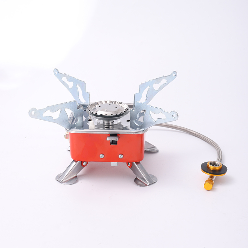 Aomijia quality travel portable iron camping cooker stove mini camping kitchen gas stove