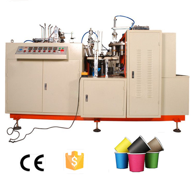 Single PE Coated High Speed double wall Automatic Forming Paper Plate Coffee Tea Paper Cup Making Machine Price