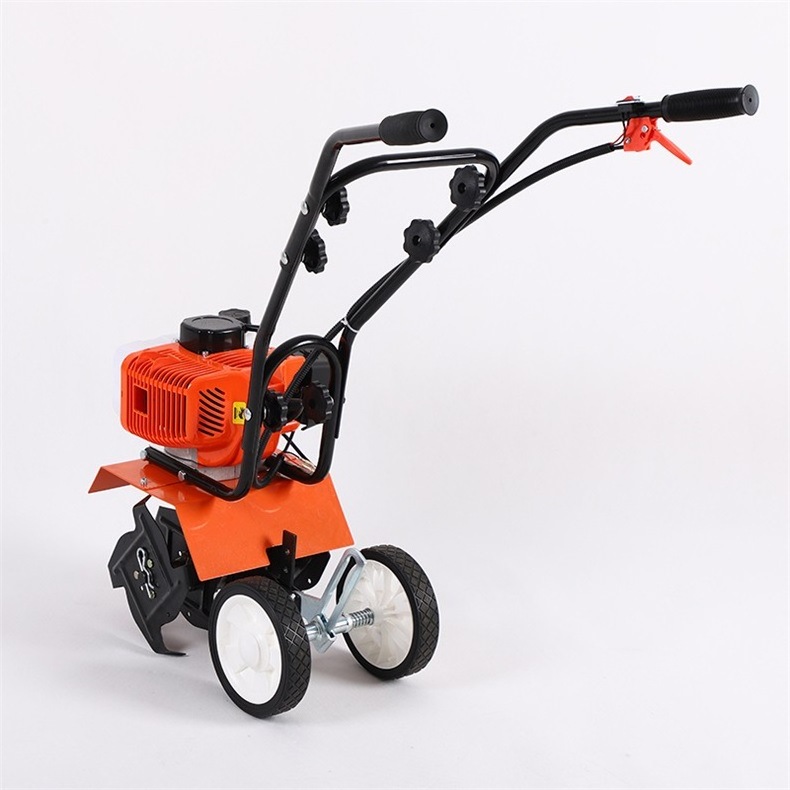 Mini Cultivator Tiller Power Weeder Tiller Multifunctional Mini Walking Tractors Micro Tillage Machine Garden Green Power Tiller