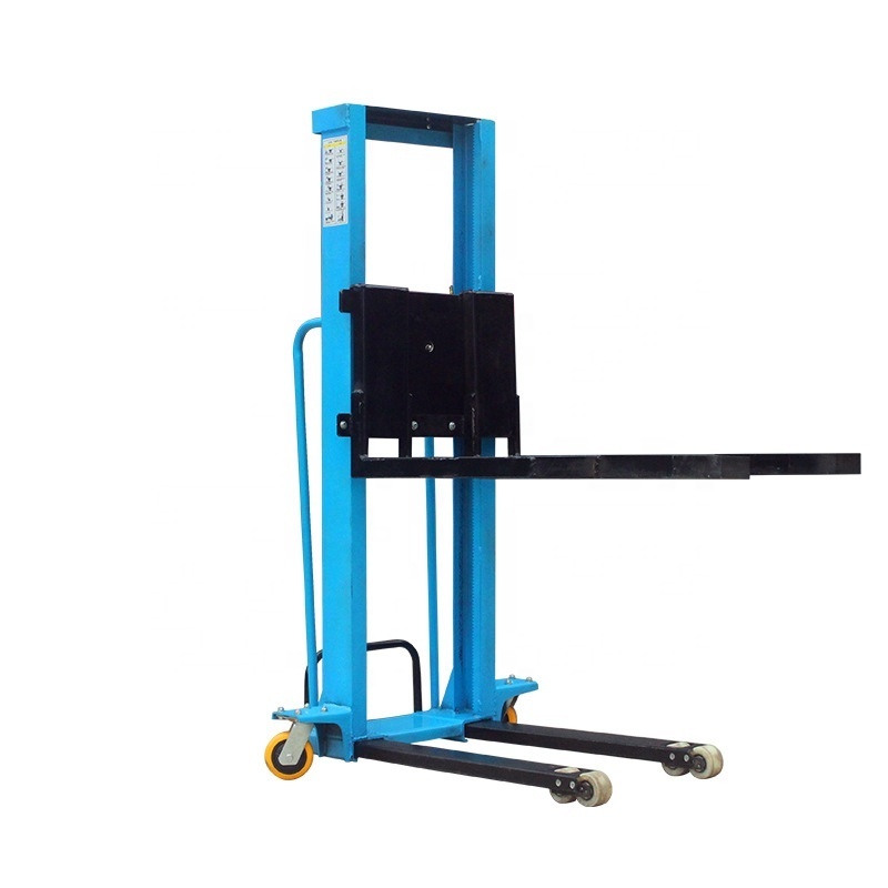 Wholesale self loading forklift 0.5 ton 1 ton lift height 1.6 meter portable electric pallet lifterstacker machinery supplier