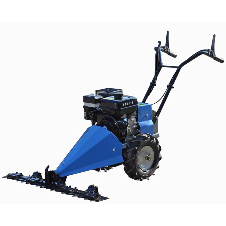 Diesel power scythe mower for garden grass mowing walk behind sickle bar mower for sale