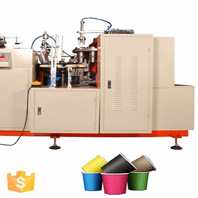 high speed mini coffee paper tea cup die cutting forming making machine in dubai pakstan germany