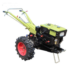 Multipurpose farming mini walk diesel engine power tiller motocultor cultivator two wheel walking tractor walk behind tractor