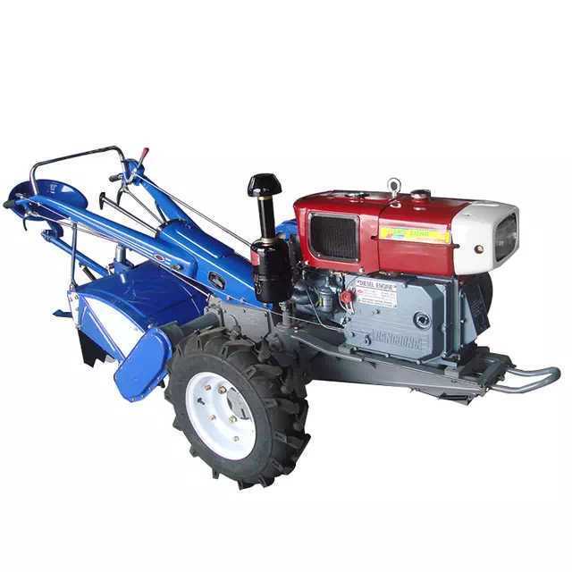 Multipurpose farming mini walk diesel engine power tiller motocultor cultivator two wheel walking tractor walk behind tractor