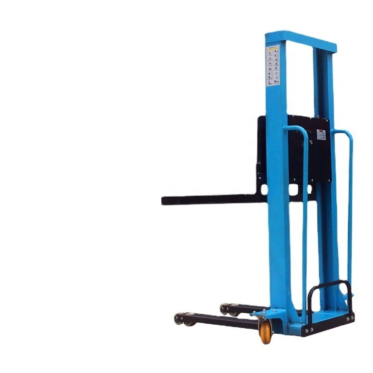 Wholesale self loading forklift 0.5 ton 1 ton lift height 1.6 meter portable electric pallet lifterstacker machinery supplier