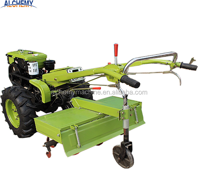 12hp diesel engine two wheels walk behind tractor for sale in Peru