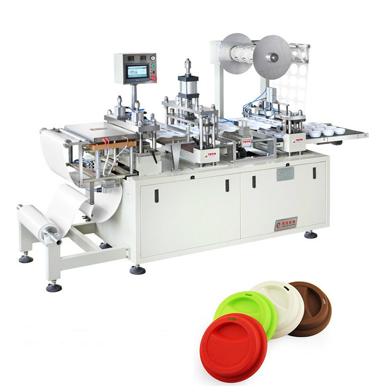 Automatic disposable plastic cup lid making machine for cup cover