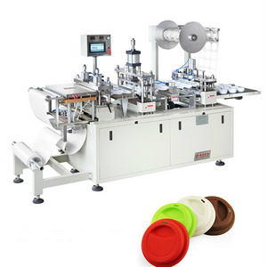 Automatic disposable plastic cup lid making machine for cup cover