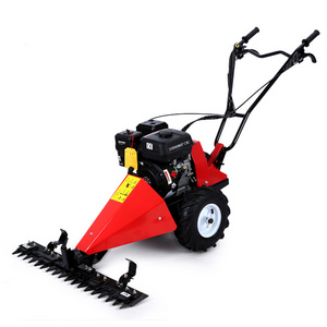 Diesel power scythe mower for garden grass mowing walk behind sickle bar mower for sale