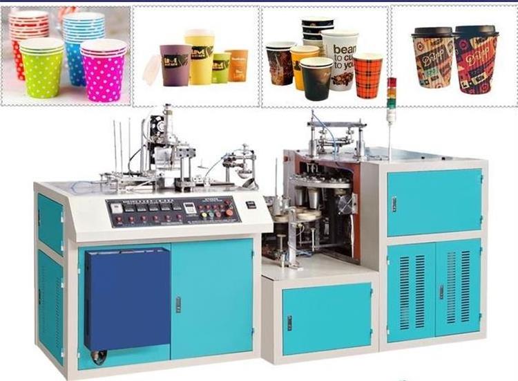 Single PE Coated High Speed double wall Automatic Forming Paper Plate Coffee Tea Paper Cup Making Machine Price