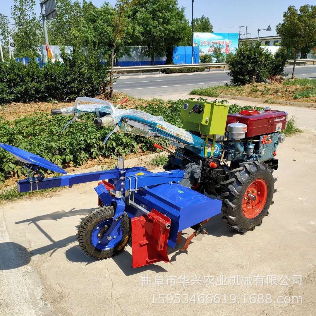 22hp Walking tractor rotary tiller household paddy field tiller multi-function ridge tiller,Garden Machines and Equipment