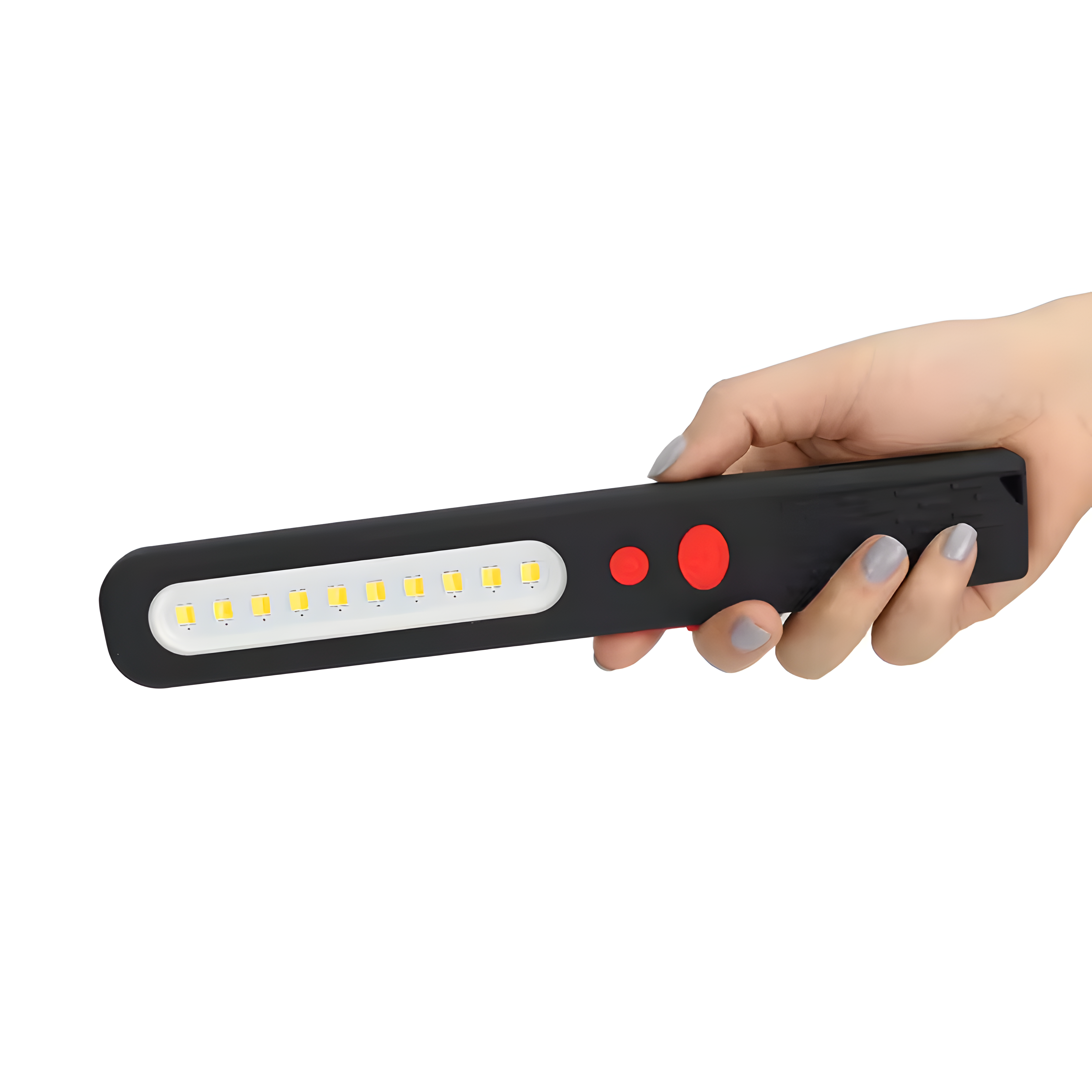 2024 CAR beauty pattern catcher handheld with magnet light Car inspection working light Two lighting colors portable flashlight