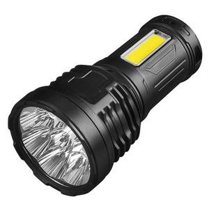 100000 Lumens 15x XM-L T6 LED 4 Modes Super Bright Tactical Flashlight Waterproof Handheld Light with Power D Led Flashlight