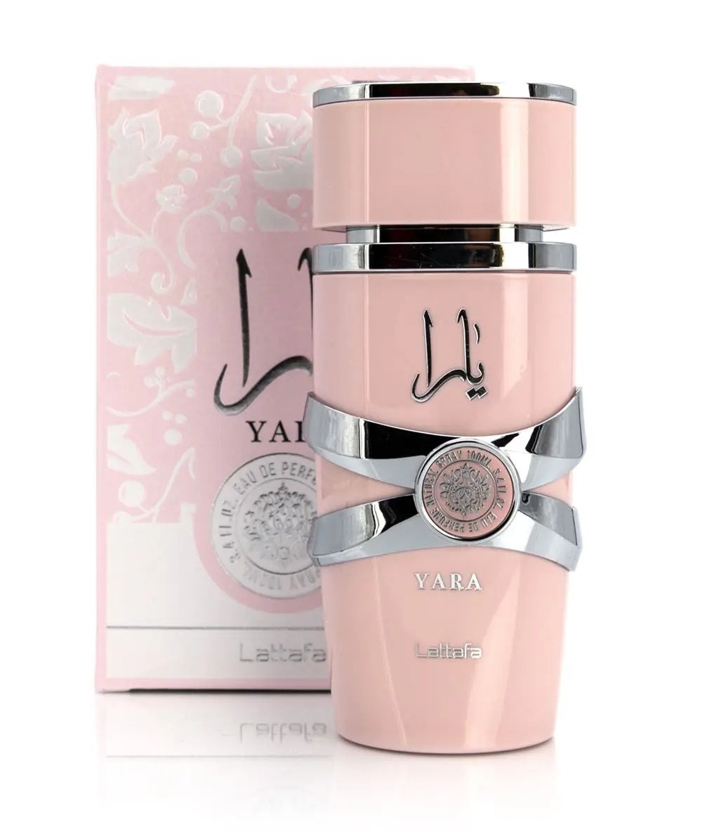 High quality 100ml long lasting Dubai Arabic original pink rose yara perfume lattafa perfume