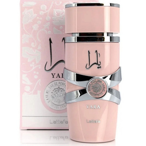 High quality 100ml long lasting Dubai Arabic original pink rose yara perfume lattafa perfume