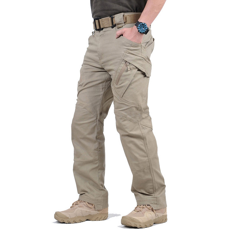 New Straight Streetwear Cargo Pants Men Casual Sweatpants Stacked Joggers